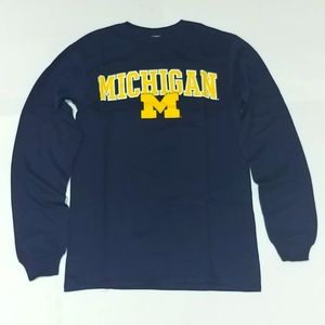 Michigan University T-shirt, Size Small, Color - Blue